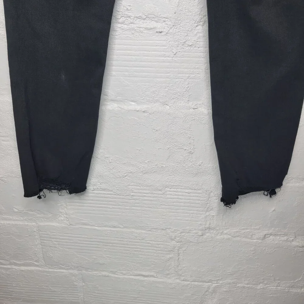 Kut From The Kloth Women's Size 6 Jeans Reese Fab Ab Ankle Straight Leg Black - Picture 5 of 9